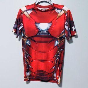 Iron Man Under Armour Compression Shirt Large Civil War Avengers Marvel